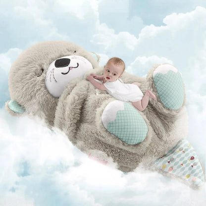 Cozy Breathing Otter Plush - Sleep Companion with Music & Comfort Features