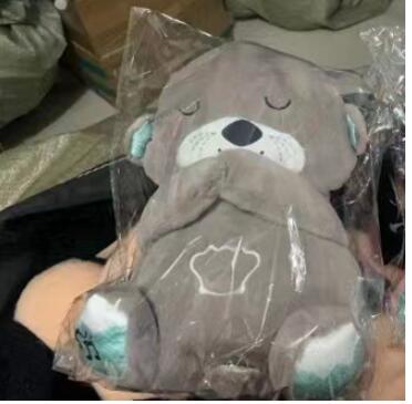 Cozy Breathing Otter Plush - Sleep Companion with Music & Comfort Features