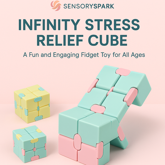 Infinity Stress Relief Cube - Fidget Toy for Kids & Adults