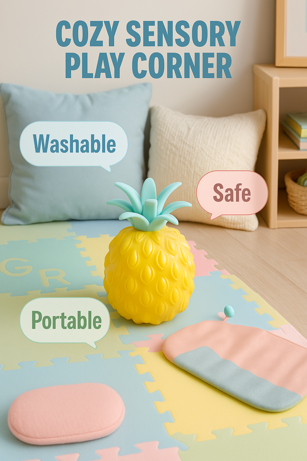 Pineapple Stress Relief Squeeze Ball - Fun Decompression Toy