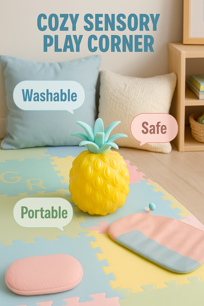 Pineapple Stress Relief Squeeze Ball - Fun Decompression Toy
