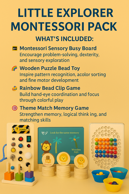 Little Explorer Montessori Pack