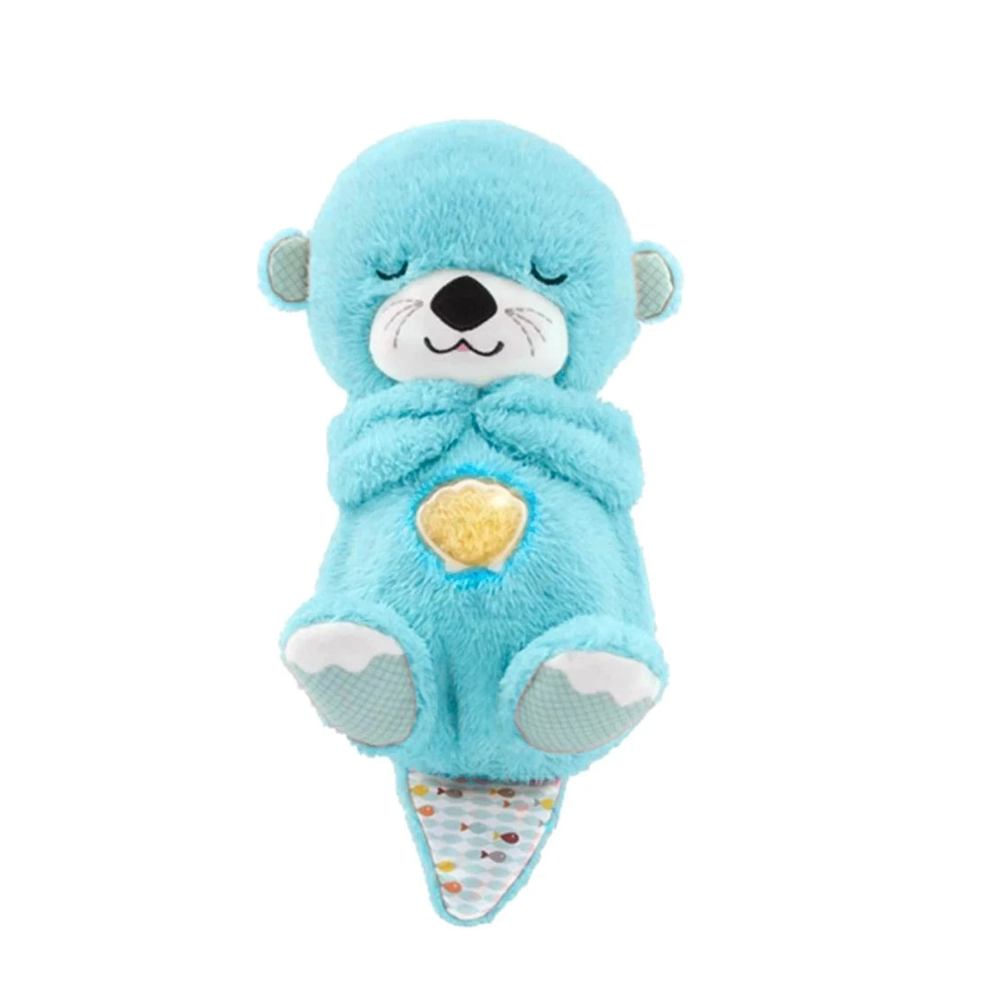 Cozy Breathing Otter Plush - Sleep Companion with Music & Comfort Features